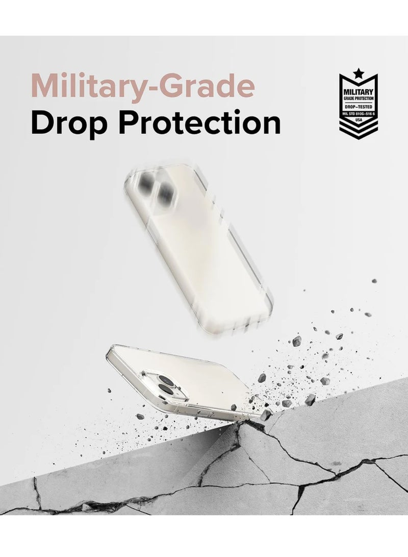 For iPhone 15 Plus Silicone Cover Transparent- Premium 2.0mm TPU Silicon, Enhanced Camera Protection with Lens Shield, Shockproof & Water-Proof Cover for iPhone 15 Plus - Image 4