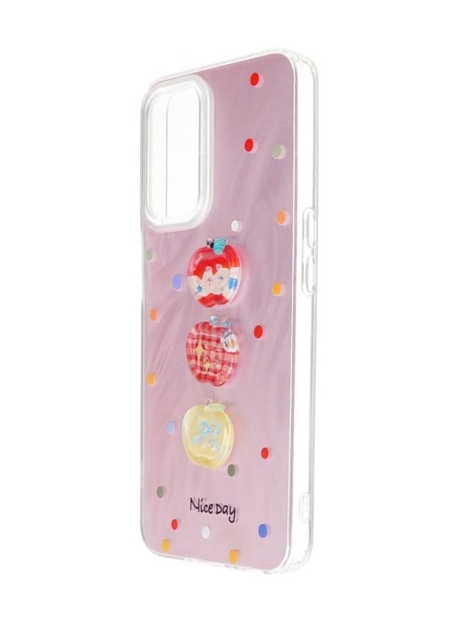 Plastic Back Cover For Oppo A54 4G, Multi Color - Image 3