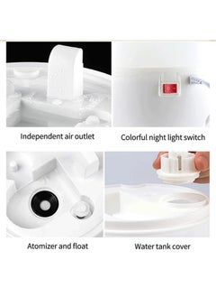 Generic Water droplet design air humidifier with a capacity of 3 liters, with adjustable rotation to purify and humidify the air.  - Image 2