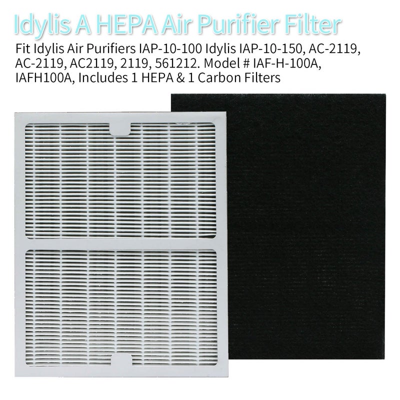 FilledwithLove Replacement Idylis Filters A, AC-2119 Filter, iap-10-100 Filter Compatible With Filtrete FAP-C01-A, Idylis Machine AC-2119, IAP-10-100, IAP-10-150, IAPC-10-140 - Image 4
