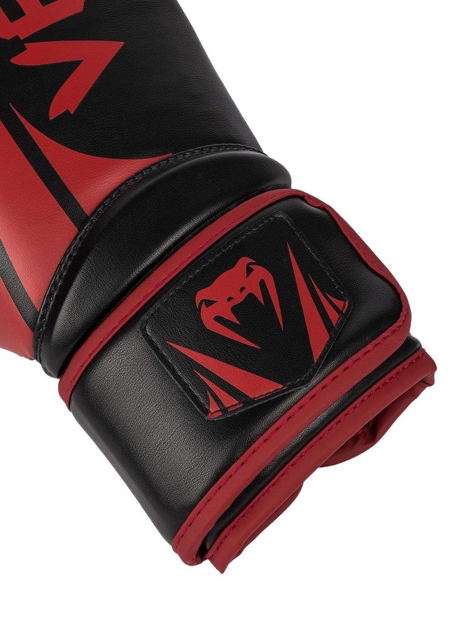 VENUM Challenger 2.5 Boxing Gloves - Black/Red - 16-Ounce - Image 3
