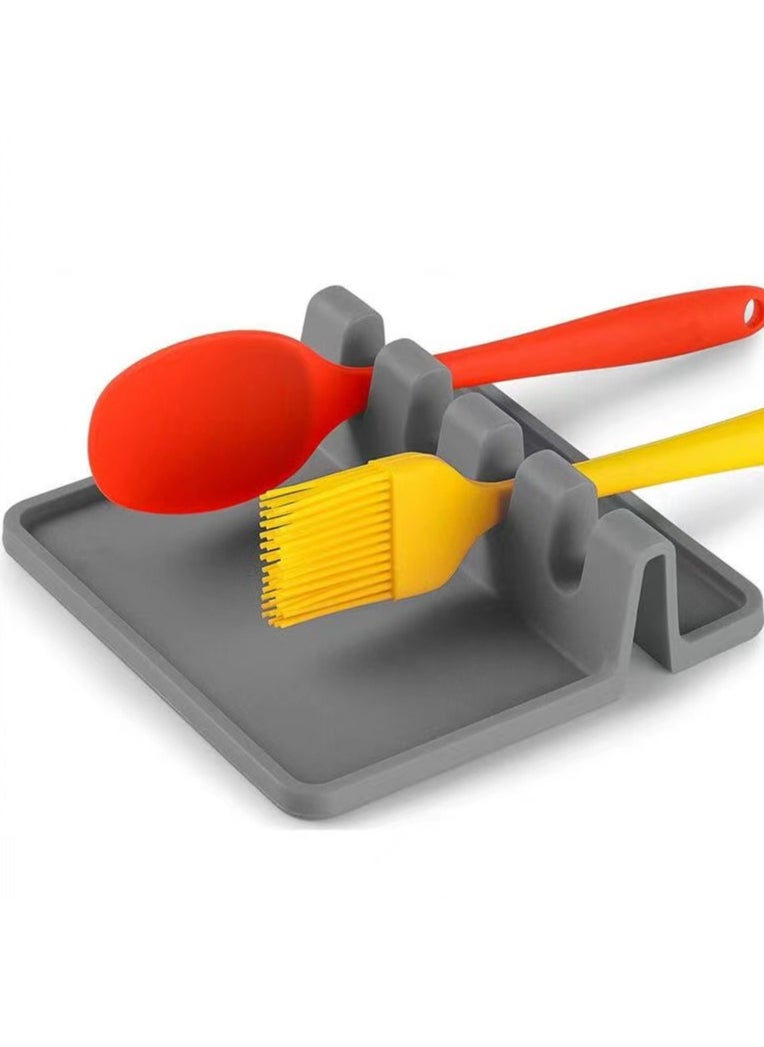 Generic Kitchen utensil rack - Bisphenol A free, durable kitchen countertop spoon rack with drip pad  - Image 1