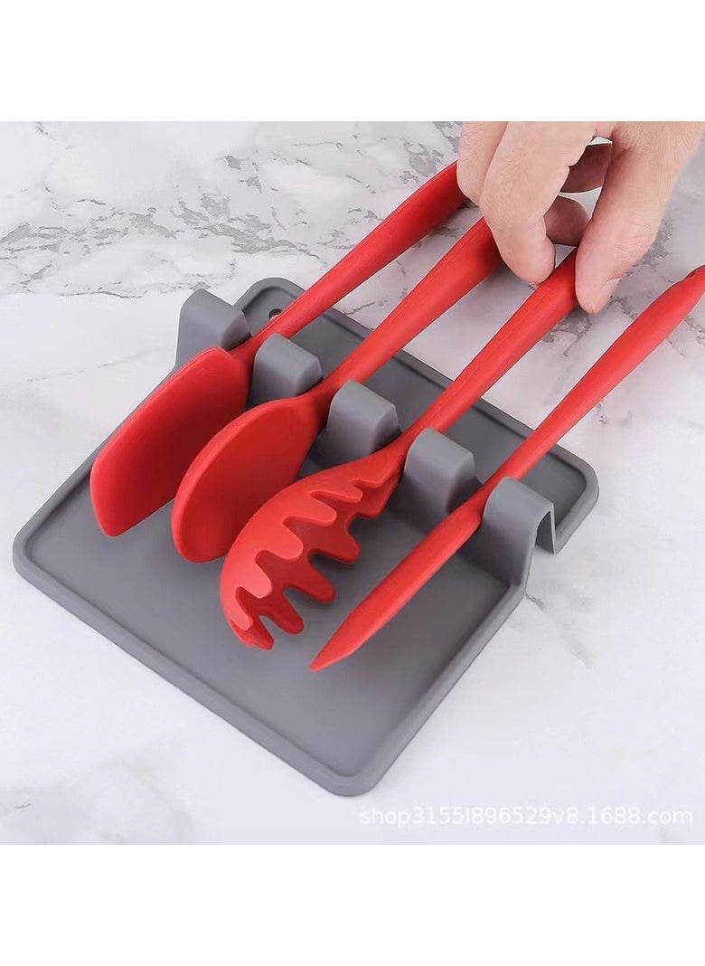 Generic Kitchen utensil rack - Bisphenol A free, durable kitchen countertop spoon rack with drip pad  - Image 2