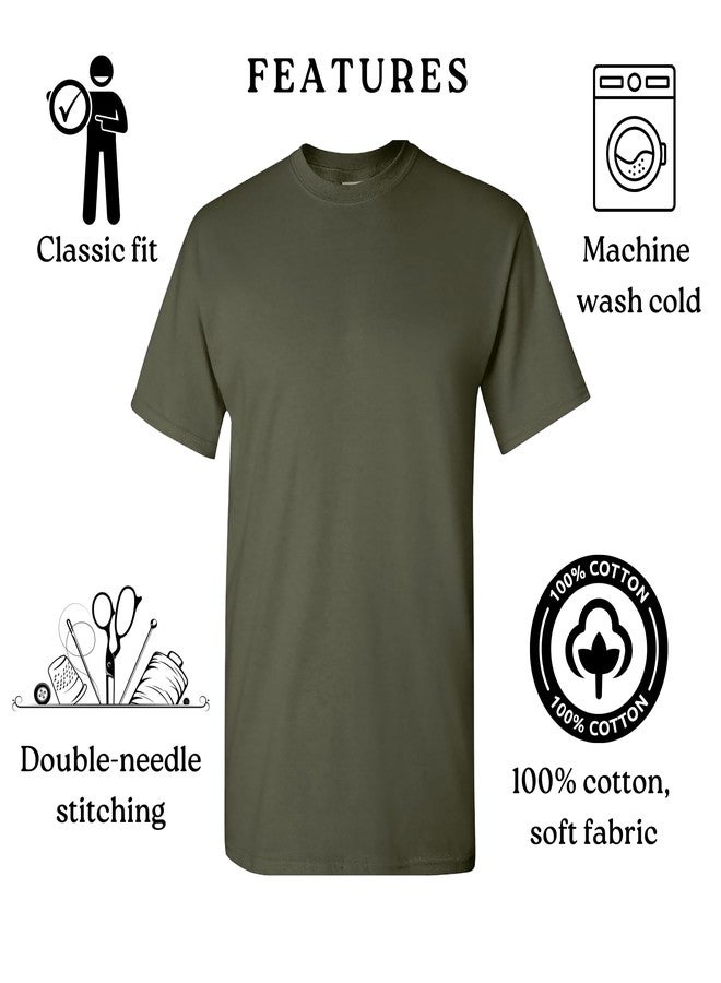 ZUKIY Baby Daddy Funny T-Shirt New Dad Gifts, Humorous Father's Day Unisex T Shirt Military Green XX-Large - Image 5