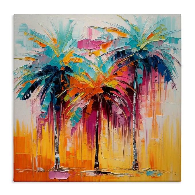 VIVID MODERN PALMS CANVAS WALL ART BY IRENA ORLOV