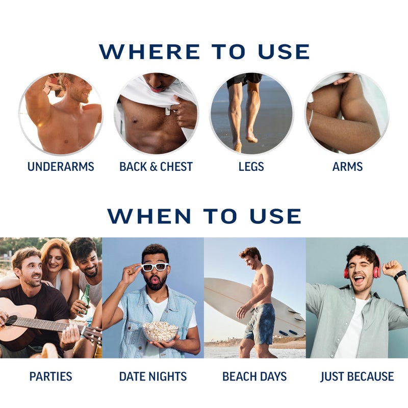 Veet Hair Removal Cream For Men, 5 Min Sensitive Skin, Hair Removal Gel For Body, Chest & Back, Dermatologically Tested, 13.5 FL OZ w/ Spatula - Image 5