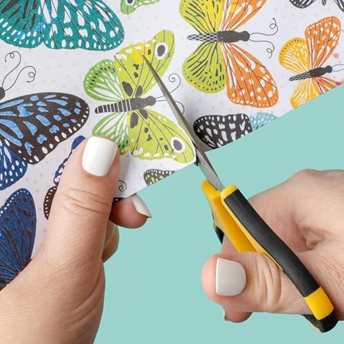 EK Tools American Crafts Cutter Bee Herb Scissors 4/Pkg-Yellow/Black - Image 4