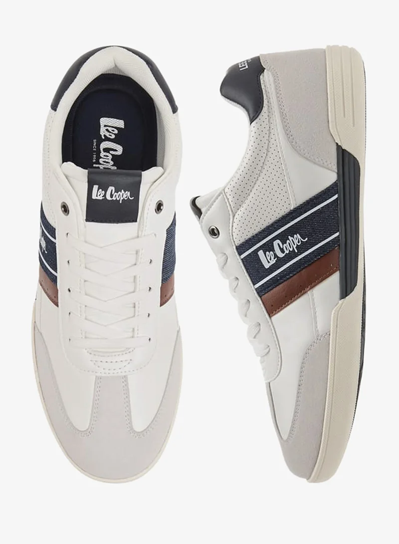 لي كوبر سنيكرز رجالي بكاحل مزين بأربطة