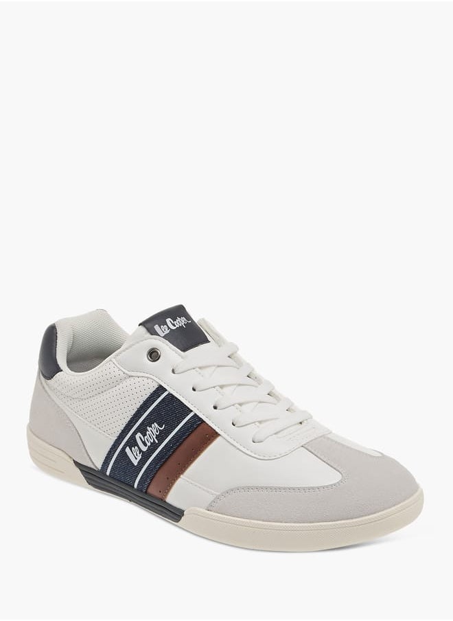Lee Cooper Mens Panelled Ankle Sneakers With Lace-Up Closure  - Image 1