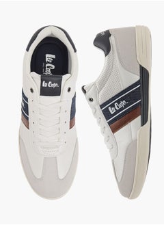 Lee Cooper Mens Panelled Ankle Sneakers With Lace-Up Closure  - Image 2