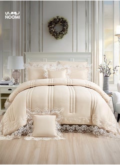Noomi Lisa bridal bedspread nefrin 8 pcs microfiber high-end lace  - Image 1