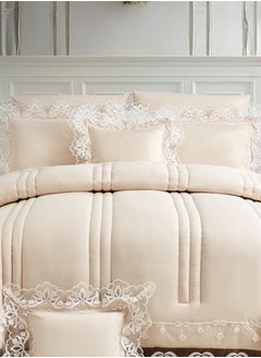 Noomi Lisa bridal bedspread nefrin 8 pcs microfiber high-end lace  - Image 3