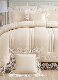 Noomi Lisa bridal bedspread nefrin 8 pcs microfiber high-end lace  - Image 2