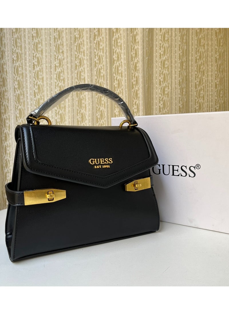 GUESS - Women's Solid Color Handbag Shoulder Messenger Bag 24×20×10cm - Image 1