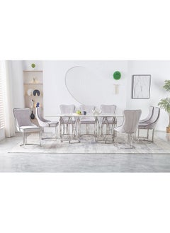 Windsor Sintered Stone Dining Table Without Chairs Strong And Sturdy Rectangular Kitchen Table 8 Seater Table Modern Design Desk Furniture For Home Dining Room L 200 x W 110 x H 76 cm Dark Grey - pzsku/ZF2CFA29741F3C1FD36E8Z/45/_/1698399482/03ad09ab-a798-4fa6-bdbd-21f564d4c1c5