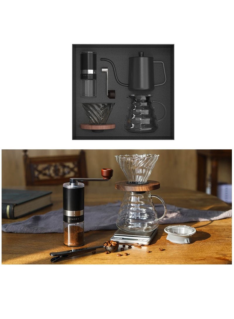 Arabest V60 Coffee Drip Kit,4 in 1 Hand Drip Coffee Maker Set,Professional Coffee Maker Tools,Specialty Coffee Set - Image 3