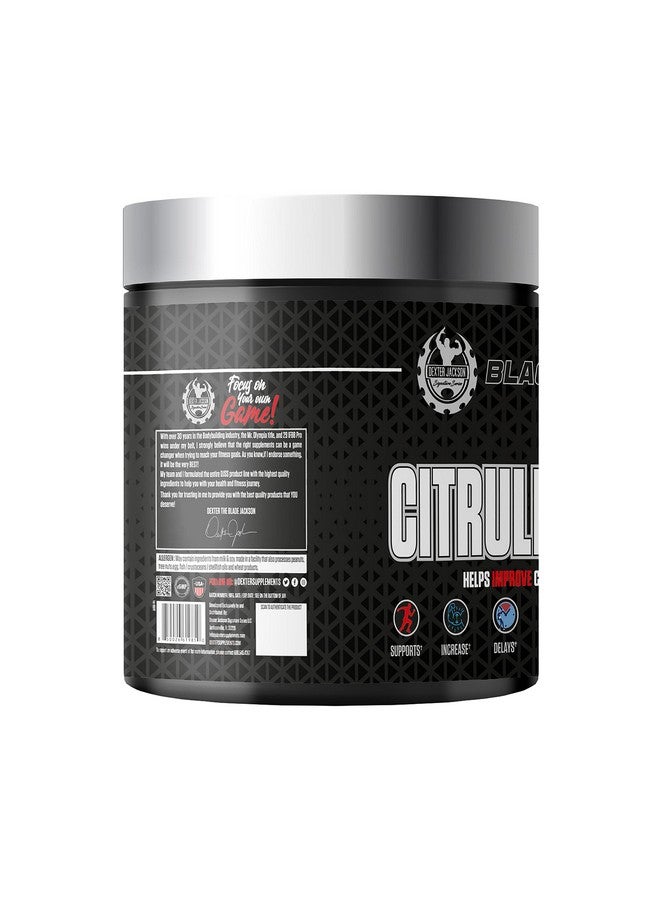 DEXTER JACKSON ديكستر جاكسون بلاك سيريز سترولين ماليت | 125 حصة، 250 جرام - دعم نيتريك أوكسيد الممتاز لتحسين تدفق الدم وأداء التمرين - Image 2