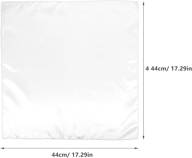 White Satin Wedding Napkins 8pcs Soft Smooth Table Napkins for Banquet Party Home Restaurant Decor - Image 2