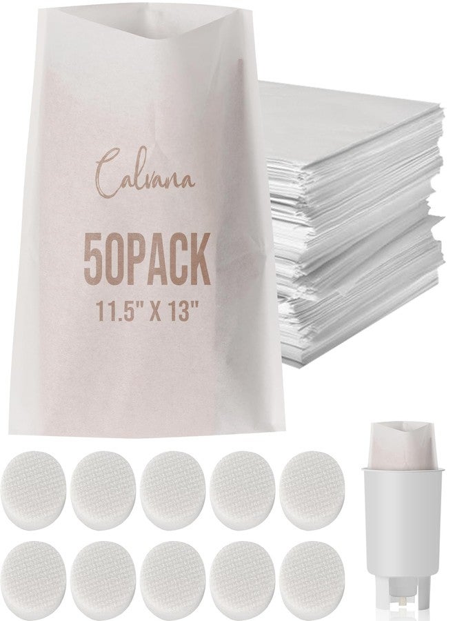 Calvana Complete Filter Replacement Set for Toddy Cold Brew System - Includes 10 Reusable Felt Filters and 50 Paper Filter Bags - Image 1