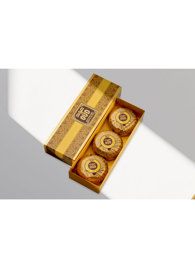 Oud Luxury Collection Oriental Oud Soap Bar 3 pieces 125 grams  - Image 1