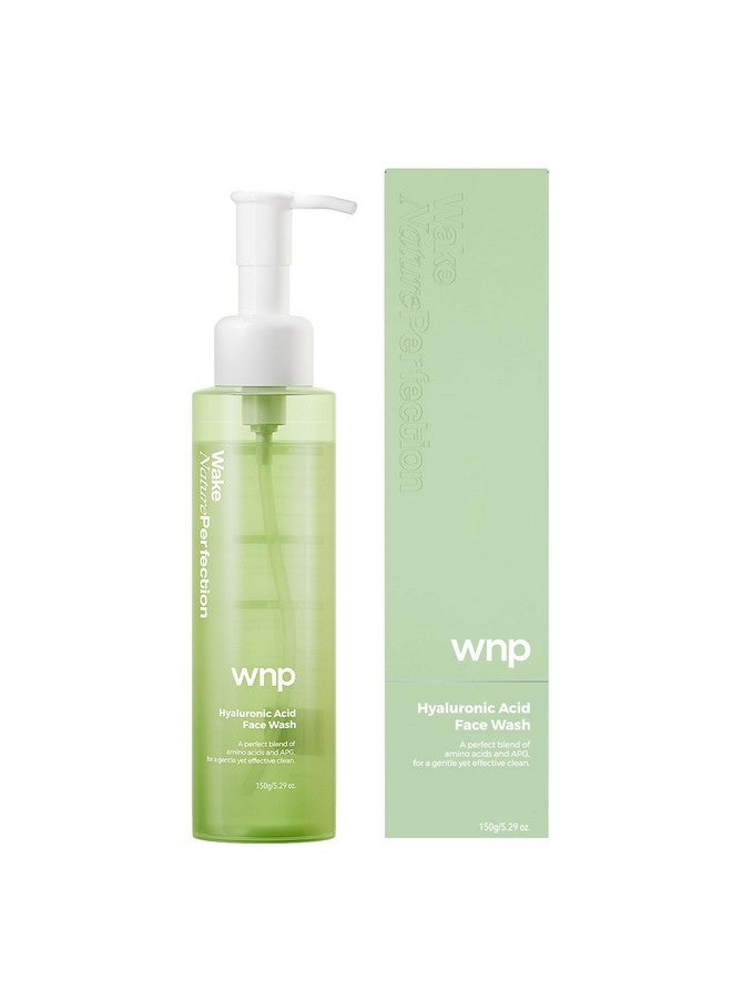 WNP Foaming Face Wash|Gentle Facial Cleanser with Hyaluronic Acid+APG Deep Hydration,Skin Barrier Repair,Zero Friction Exfoliation,for All Skin Types 150ml/5.29oz. - Image 1