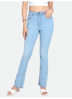 Dennis Lingo Indigo Boot Cut Jeans for Women - Cotton Blend, Stretchy  - Image 2