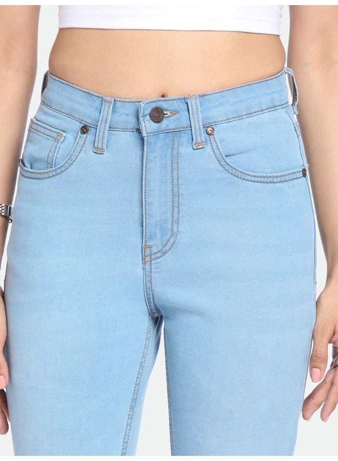 Dennis Lingo Indigo Boot Cut Jeans for Women - Cotton Blend, Stretchy  - Image 3