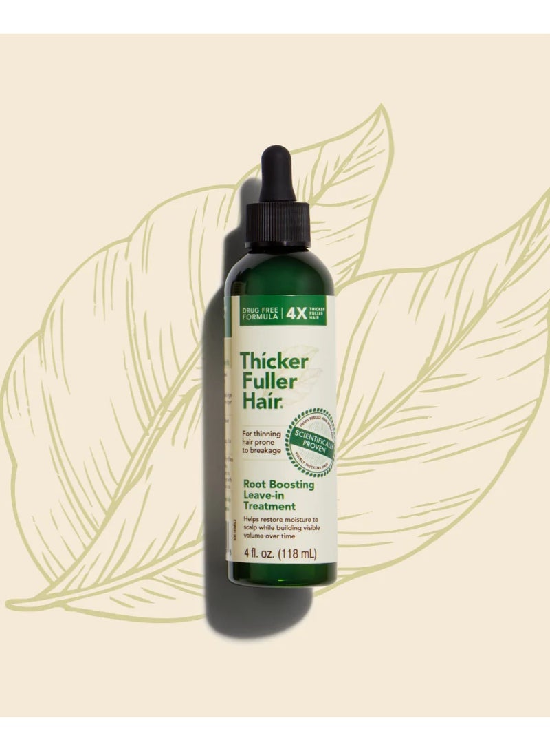 Thicker Fuller Hair Scalp and Root Treatment â€“ Advanced Thickening Leave-In Formula â€“ Restores Moisture, Strengthens Roots, and Boosts Volume â€“ Mongongo & Green Coffee Oils â€“ 118ml - Image 3