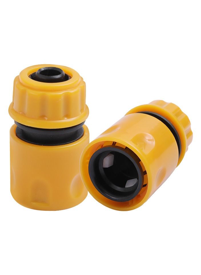 6 Pack Quick Connectors for Half Inch Garden Hose Easy Hose End Fittings for Irrigation Systems