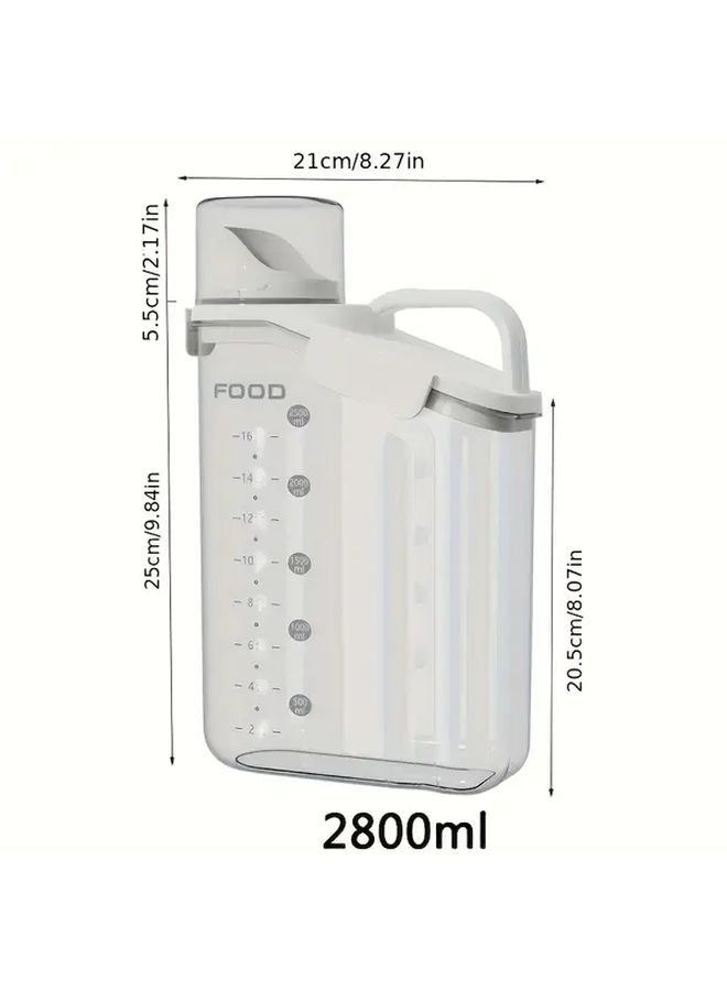 Large Green Airtight Pet Food Storage Container Moisture Proof with Measuring Cup - Image 3