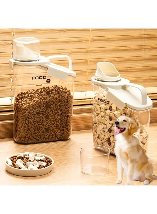 Large Green Airtight Pet Food Storage Container Moisture Proof with Measuring Cup - Image 4