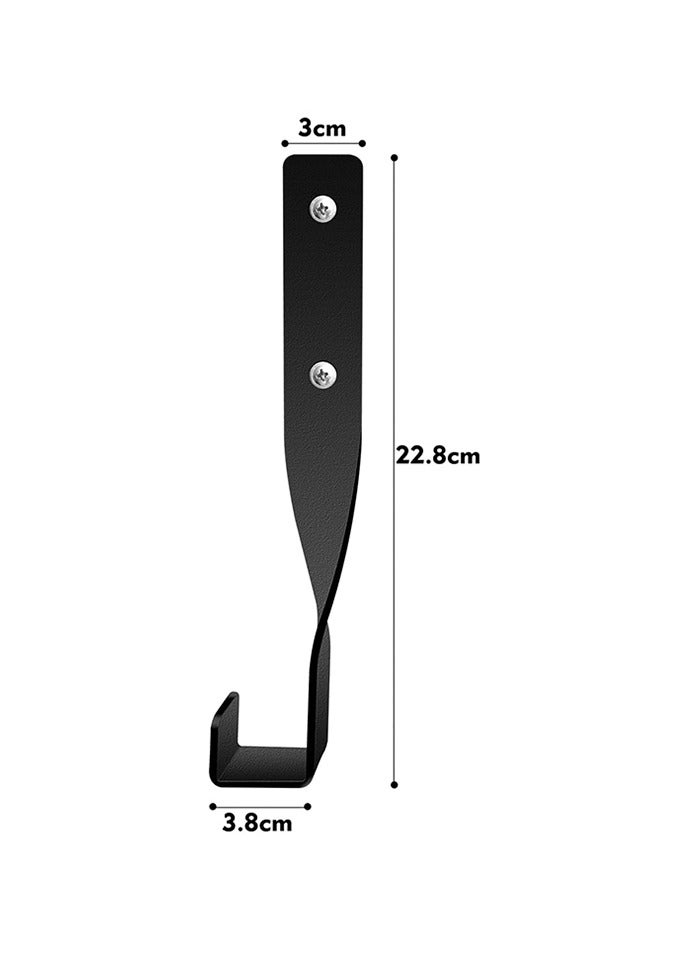 2Pcs Chainsaw Holder Wall Mount,Weed Eater Hanger,String Trimmer Storger Hook,Backpack Blower Rack Accessories and Tools for Garage Wall  - Image 2