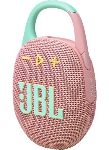 JBL - Clip5, Bluetooth Speaker, IP67, Pink - Image 1