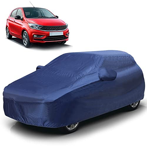 Autofy Car Cover Waterproof TAFO for Tata Tiago [Year 2020 Onwards] - Punch Car Cover Dust & UV Protection Punch Car Body Cover with Mirror Pocket Soft Cotton Lining - Image 1