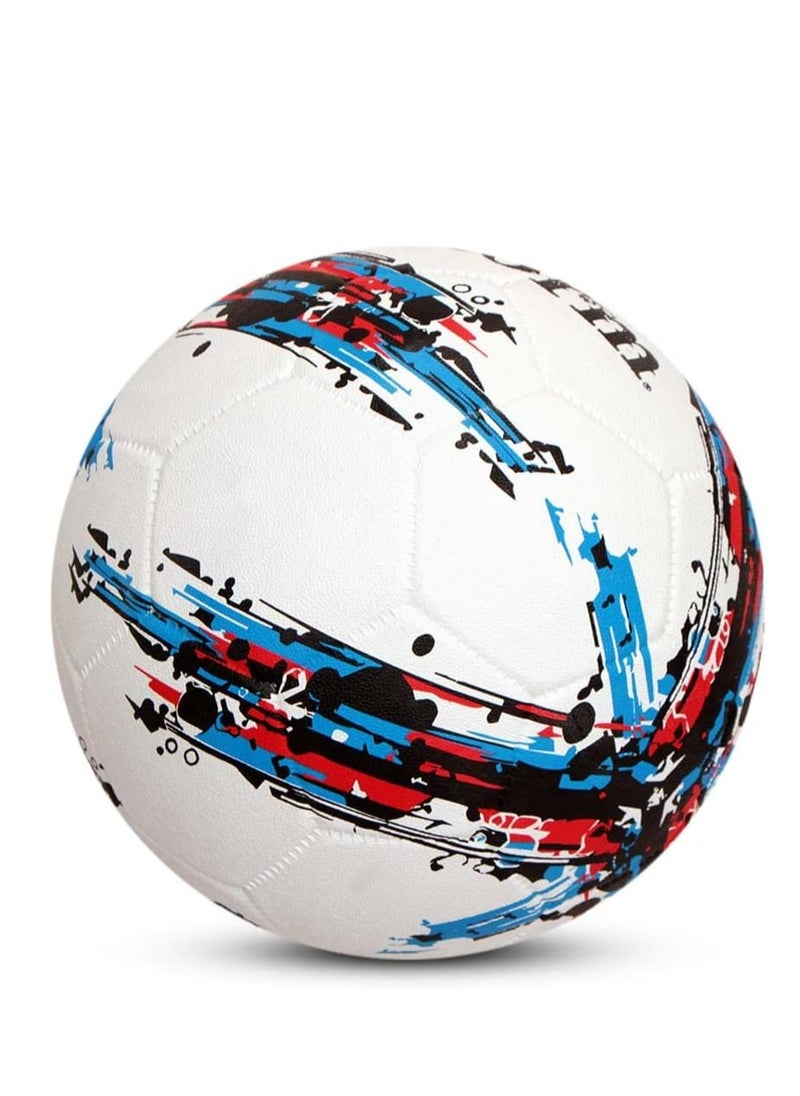 Nivia Storm Football | Size 5 | Rubberized Moulded | Soft Ground | Wet Ground | Hard Ground | Grass | Artifical Turf | Training Ball | Soccer Ball  - Image 4