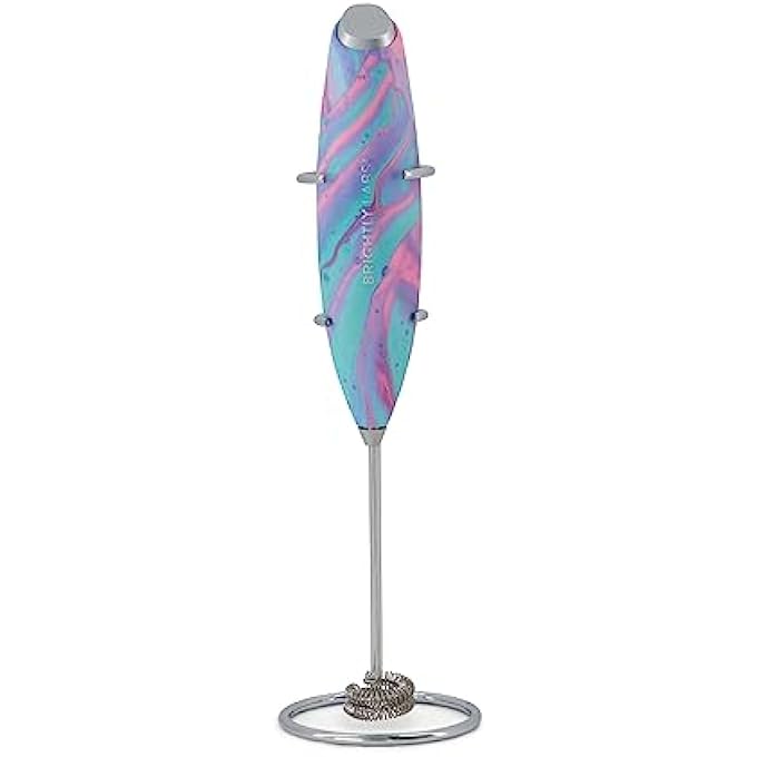 BRIGHTLY LABS Powerful Milk Frother For Coffee With Upgraded Titanium Motor  Handheld Frother Electric Whisk Milk Foamer Mini Mixer  Coffee Blender Frother For Frappe Latte Matcha With Stand - Image 3