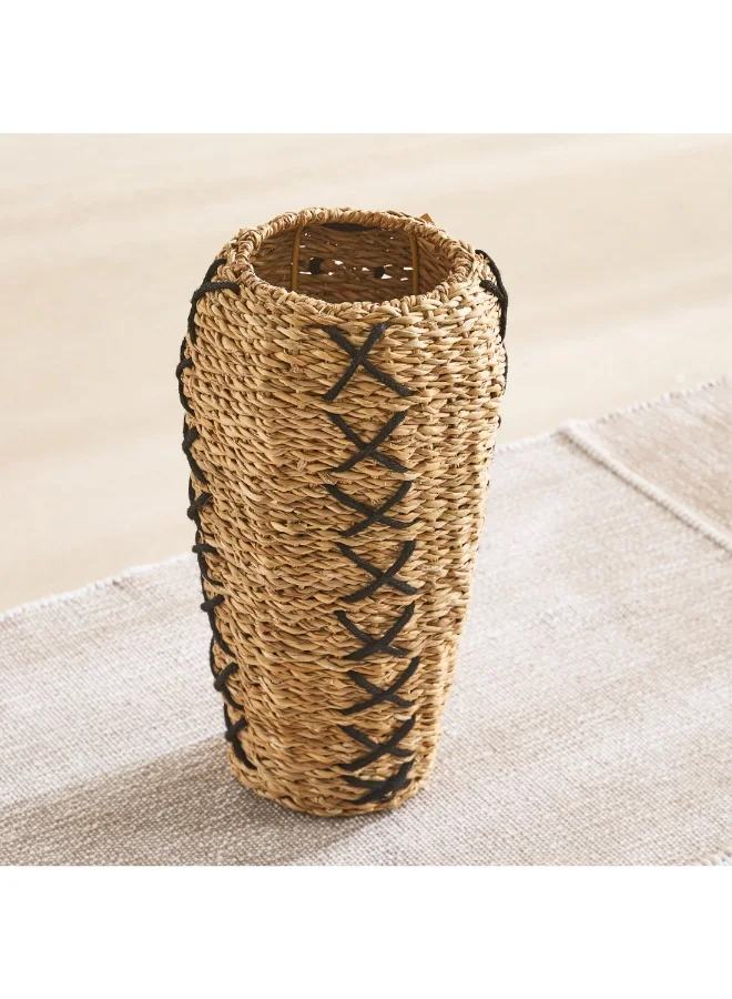 Home Box Naturaloom See Grass Conical Vase 15 X 22 X 40 Cm
