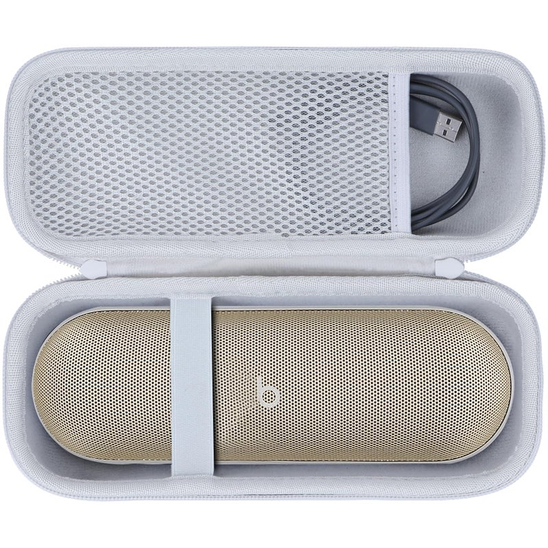 Lebakort Storage Case Compatible with Beats Pill Speaker Silver Gray Case - Image 2