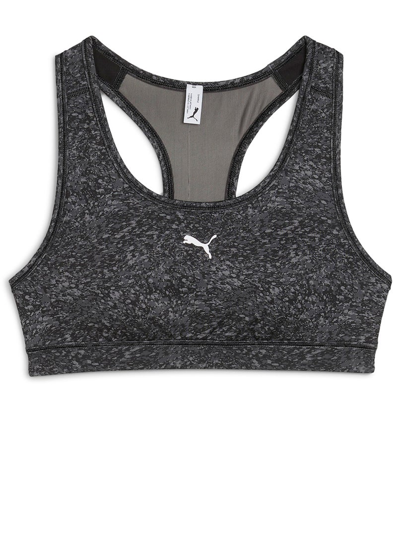 PUMA 4Keeps Padded Pebble Printed Bra - Image 1