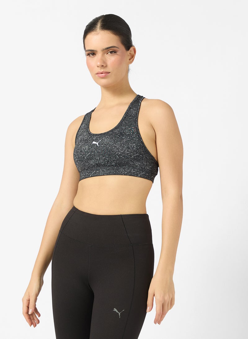 PUMA 4Keeps Padded Pebble Printed Bra - Image 1