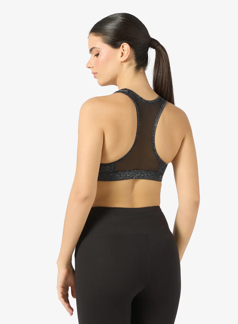 PUMA 4Keeps Padded Pebble Printed Bra