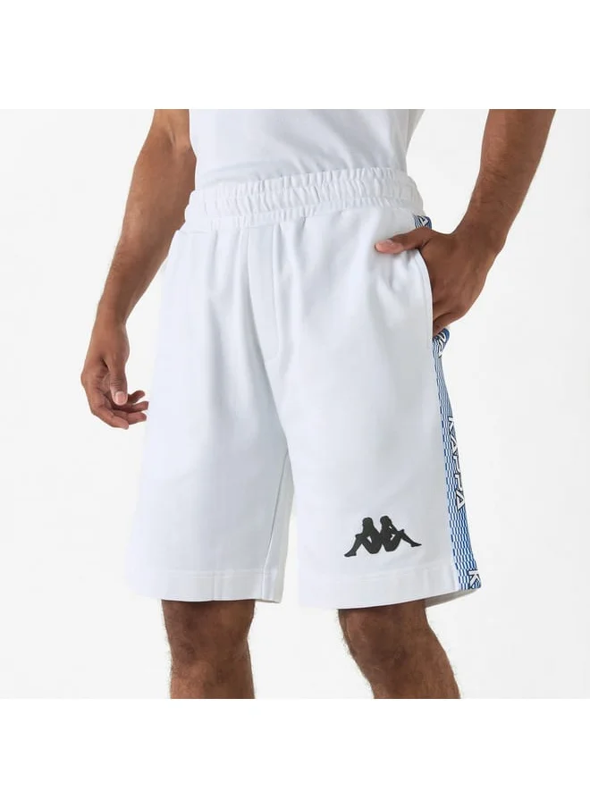 Kappa Kappa Logo Print Shorts with Elasticated Waistband