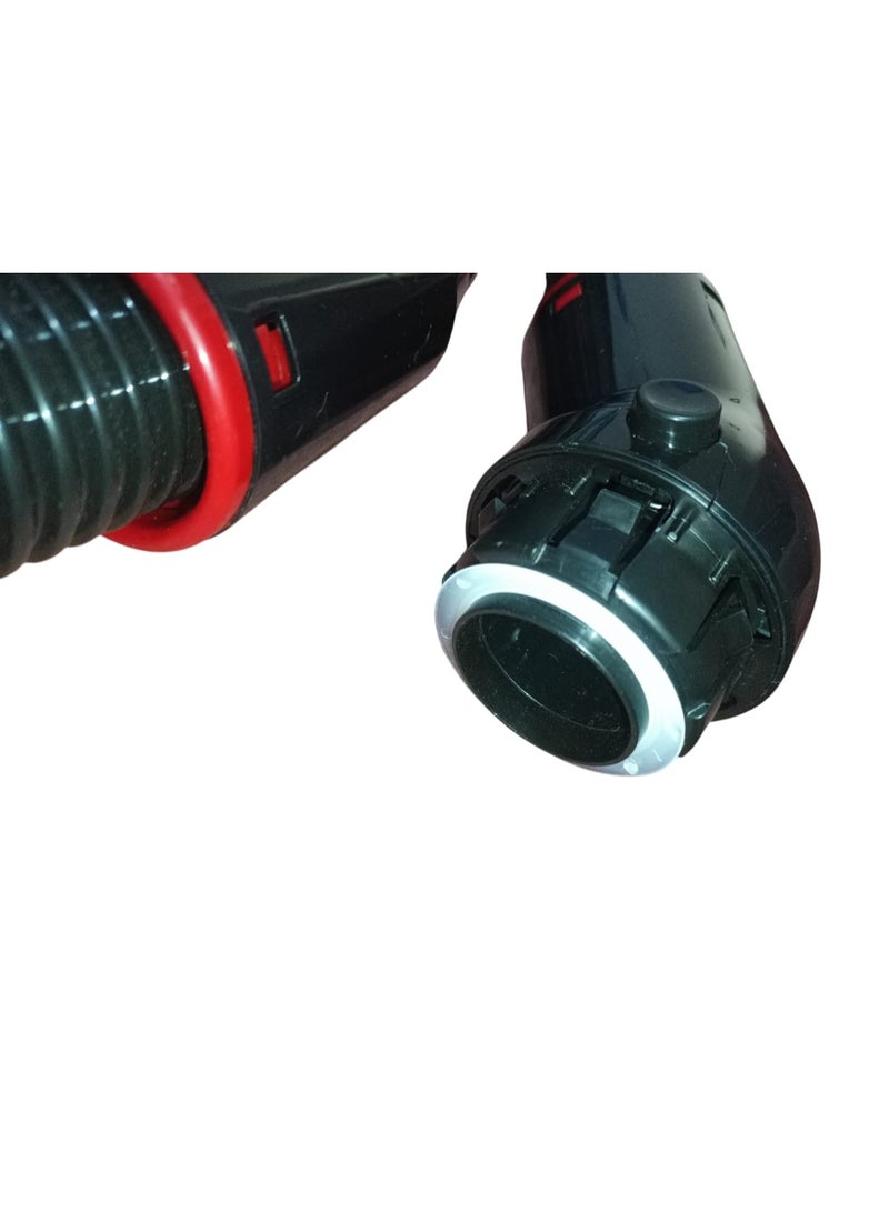 Vacuum Hose Compatible with Toshiba 1800 - 2000 - 2500 Watts Black x Red - Image 3
