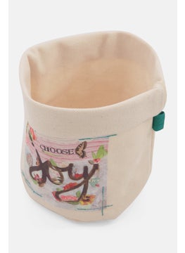 DEMDACO Graphic Print Planter Bag, Beige  - Image 3