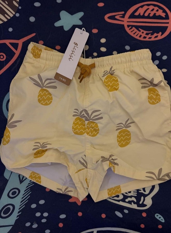 glcsisi Baby Toddler Boys Swim Trunks Quick Dry Swim Shorts Pineapple Swimsuit Light Weight Board Shorts with Pockets 12-18M - Image 5