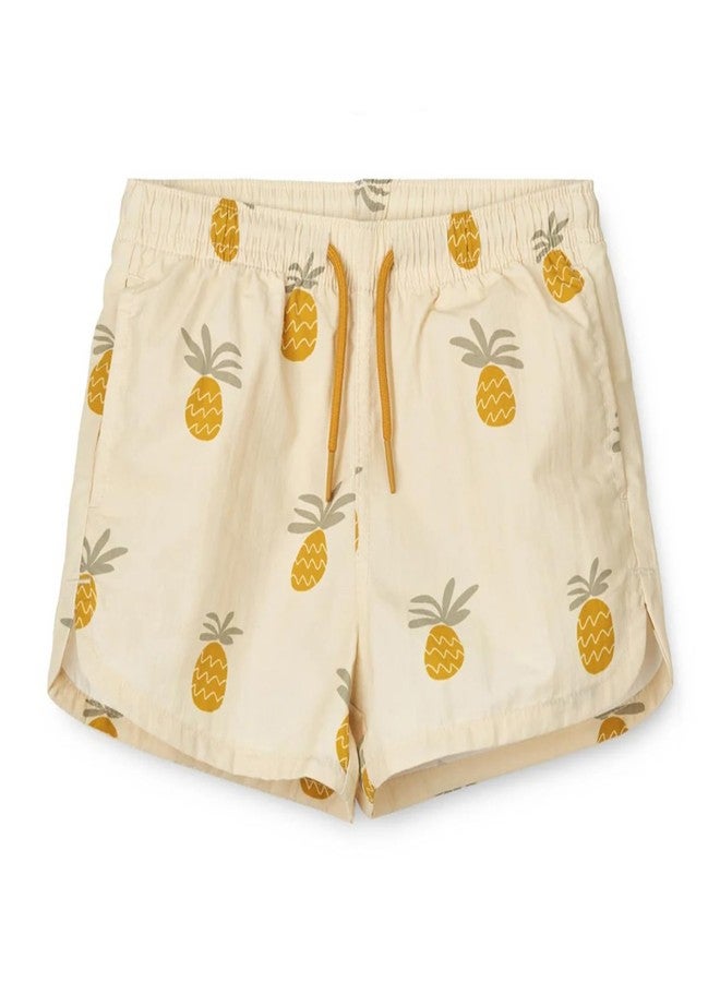 glcsisi Baby Toddler Boys Swim Trunks Quick Dry Swim Shorts Pineapple Swimsuit Light Weight Board Shorts with Pockets 12-18M - Image 1