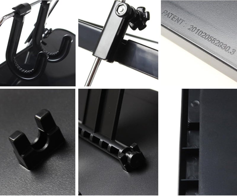 ordinarYone Folding Car Table Steering Wheel Headrest Mount Laptop Stand and Dining Surface with Secure Grip - Image 4
