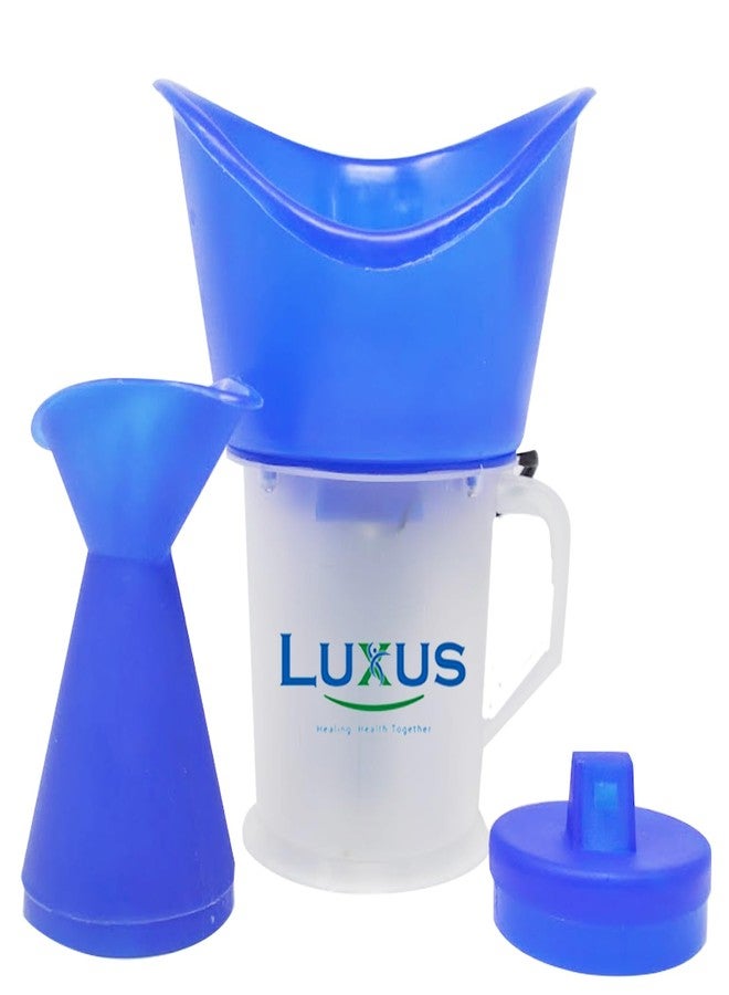 Luxus LVAP-102 3in1 steamer for cold and cough, vaporizer steamer for cough,cold and facial, steam inhaler & vapourisers for adult - Image 1