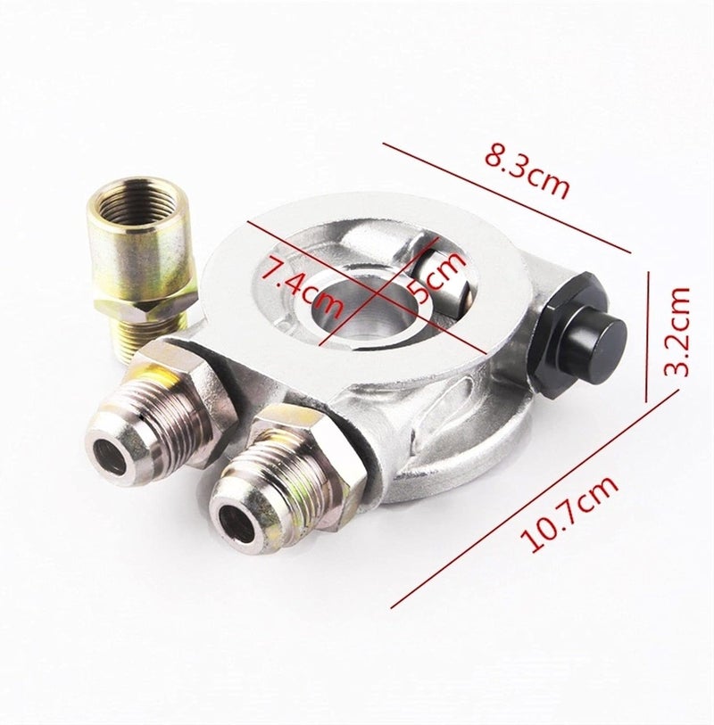 Wivplex AN10 Universal Oil Cooler Thermostat Plate - Image 3