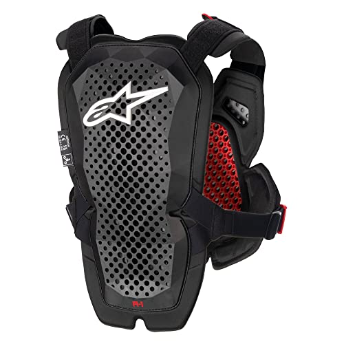 Alpinestars ألبينستارز 6700123-1431-م/ل: واقي صدر A-1 أنثراسايت/أسود/أحمر م/ل - Image 2